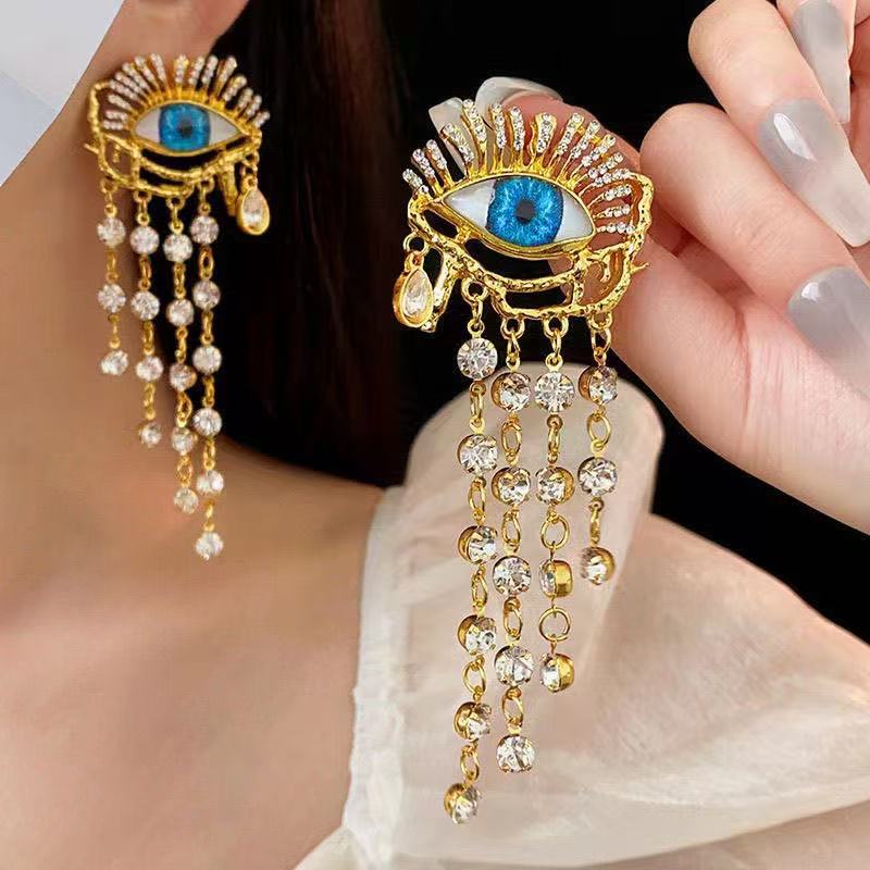 vintage earings(evil eyes)